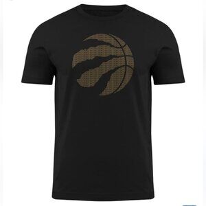 NBA Black Tee with Gold Logo
